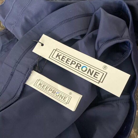 Keeprone Women's Navy Blue Short Sweat Soft Comfy Shorts Size 10 - Picture 8 of 12